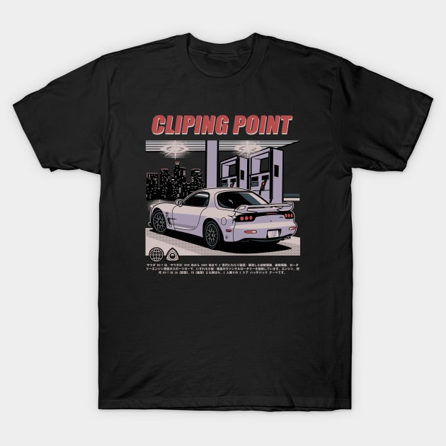 Mazda RX7 T-Shirt by JDMAPEX